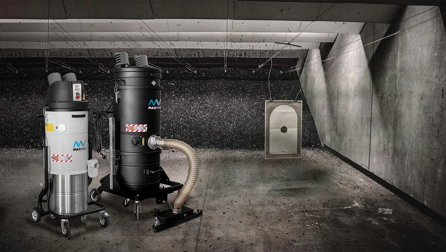 Atex industrial vacuum for Lead Dust and Gunpowder Cleaning in Shooting Ranges