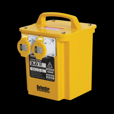 110v 3kVa Transformer with 2x16 amp Outlets