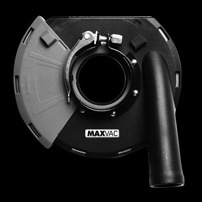 MAXVAC Surface Grinder Shroud MV-SGS-125 Highly effective dust extraction at source for chasing repointing and floor preparation work