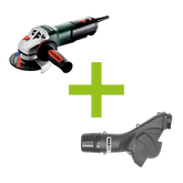 MAXVAC Dust Shroud & Metabo 115mm Angle Grinder Package, Pre-Installed