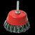 Silverline Rotary Steel Twist-Knot Cup Brush - 75mm