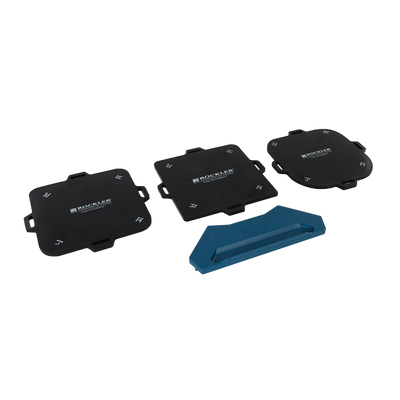 Rockler Corner Radius Routing Templates 4pce - 1/8 - 1' Radii