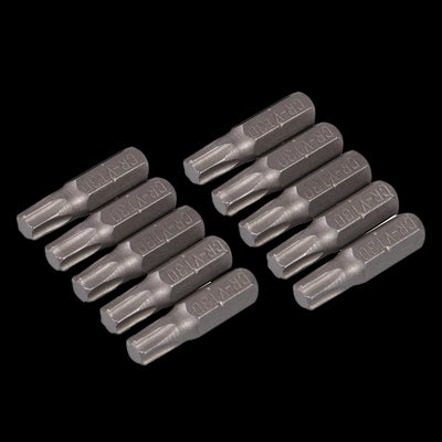 Silverline T30 Cr-V Screwdriver Bits 10pk - T30