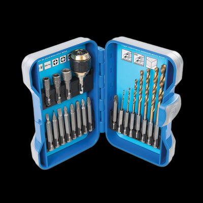 Silverline Quick Change Drilling & Driving Set 20pce - 1 - 8mm