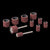 Silverline Rotary Tool Drum Sanding Kit 12pce - 6.35mm (1/4") & 12.70mm (1/2")