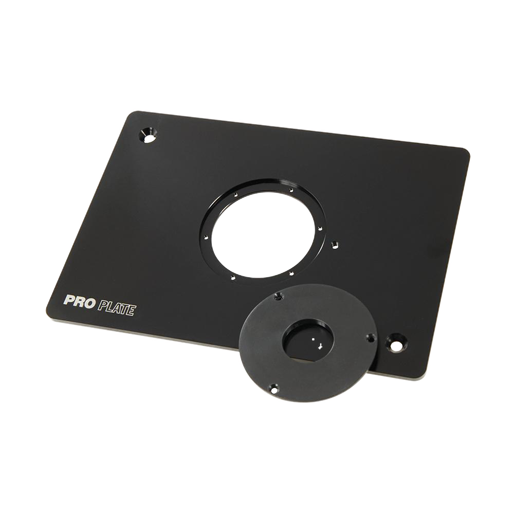 Rockler Aluminium Pro Router Plate (Blank) for Non-Triton Routers - 8-