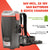 Cordless 36V Backpack Vacuum incl. Batteries & Quick Charger - Sprintus BoostiX