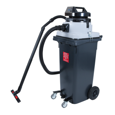 Wet Vacuum 120Ltr Wheelie Bin MAXVAC Dura DV120-WBN