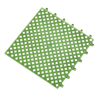 Interlocking Duckboard Kumfi Tile PVC High-Grip Mat - 30x30cm