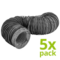 Airhose Hose Ducting Standard, 300mm (12") x 5mtr, 5 Pack