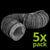 Airhose Hose Ducting Standard, 450mm (18") x 5mtr, 5 Pack