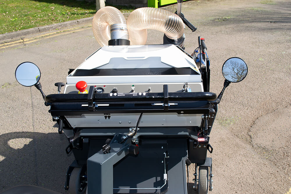 MAXVAC MaxWind Pedestrian Sweeper
