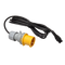 4mtr C5 Power Cable for MAXVAC Dustblocker DB450, DB650, DB1400 (UK 110v 16amp)