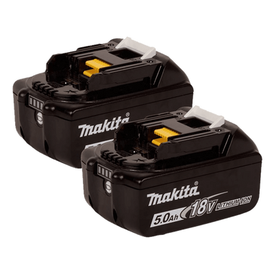 Genuine Makita BL1850BX2 18V 5.0Ah LXT Li-Ion Battery, 2 pk