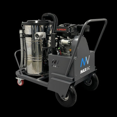 MAXVAC Petrol industrial vacuum cleaner for gutter & outdoor cleaning