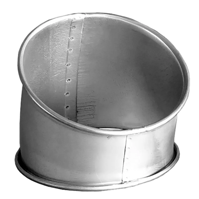MAXVAC FastDuct 30° Bend, Galvanised, R=1.5