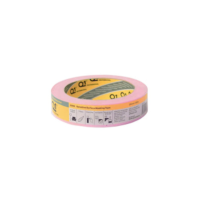 Q1® Sensitive Surface Masking Tape 1", 25mm x 50m, Box of 36