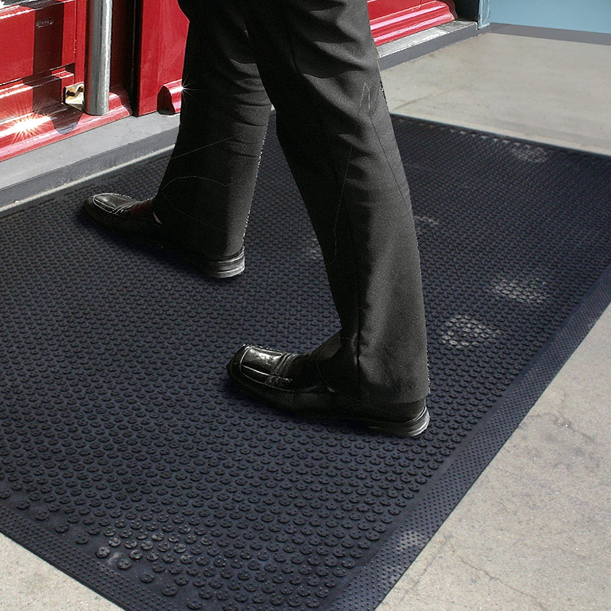 Safety Scrape AntiSlip Mat for Swarf, Dirt and Grime
