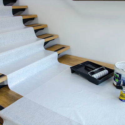 Premium Self-Adhesive Fleece Floor Protection, Fire-Retardant 1 x 50m Roll