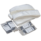 Tubesac DUSTY 22m, Extra thick Transparent LDPE, 4 Pack