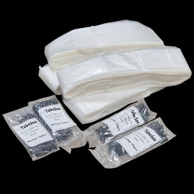 Tubesac DUSTY 22m, Extra thick Transparent LDPE, 4 Pack