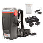 Cordless 36V Backpack Vacuum incl. Batteries & Quick Charger - Sprintus BoostiX