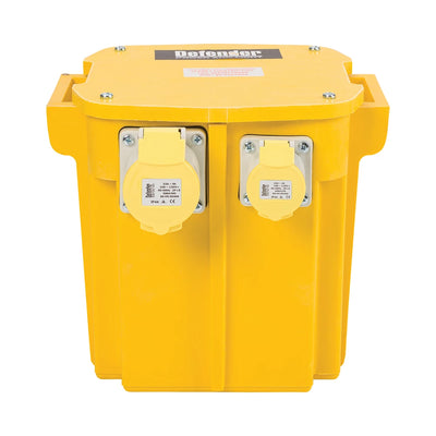 Standard 5kVA Tool Transformer 2 X 16A, 1 X 32A - 110V - Red Band UK - View #9