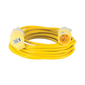 Defender Arctic Extension Lead Yellow 16A 2.5mm2 10m - 110V