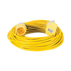 Defender Extension Lead Yellow 1.5mm2 16A 25m - 110V