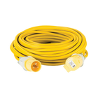 Defender Extension Lead Yellow 2.5mm2 16A 25m - 110V