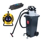 Flood Cleanup Vacuum Set, 230V - MAXVAC DV120-WBN, RCD & 25m Extension