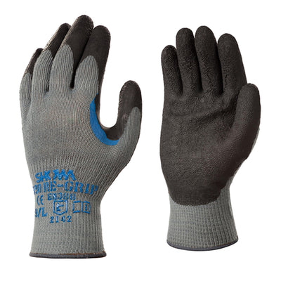 Pair of grey Re-Grip Showa Gloves