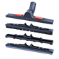 MAXVAC Dura Floor Bar Kit, Housing with Brush, Rubber & Carpet Inserts