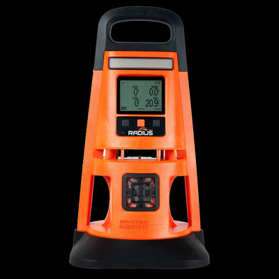 Radius® BZ1 area gas monitor, orange - LEL (CH4), CO, H2S, NO2, NO, CO2 (IR)