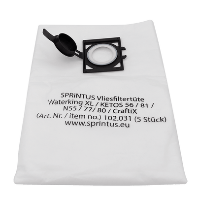 Sprintus Craftix Fleece Filter Bag, 5 pack