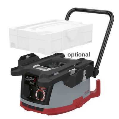 Sprintus CraftiX 50L H-Class Vacuum with Reverse Air Filter Cleaning, 230 Volts