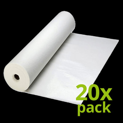 Premium Self-Adhesive Fleece Floor Protection, Fire-Retardant, 1m x 25m Rolls, Pack of 20
