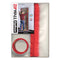 ZipWall Standard Door Kit ZDS, Red, 4' X 7'