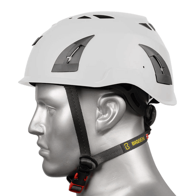 BIG BEN Ultralite Vented Height Safety Helmet, White, PP-B-HH100VWH