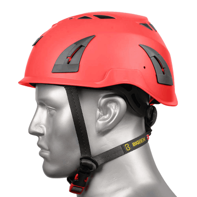 BIG BEN Ultralite Vented Height Safety Helmet, Red, PP-B-HH100VRD