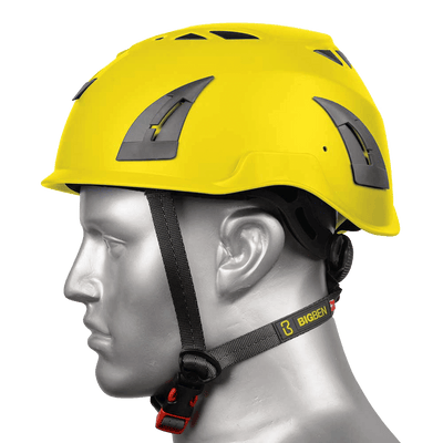 BIG BEN Ultralite Vented Height Safety Helmet, Yellow, PP-B-HH100VYW
