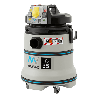 MAXVAC Dura M-Class 35Ltr Wet/Dry Vacuum with Manual Filter-Clean DV35-MB, DV-35-MB-110
