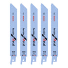 6" Bosch Metal Cut Recip Blades (Pack of 5)