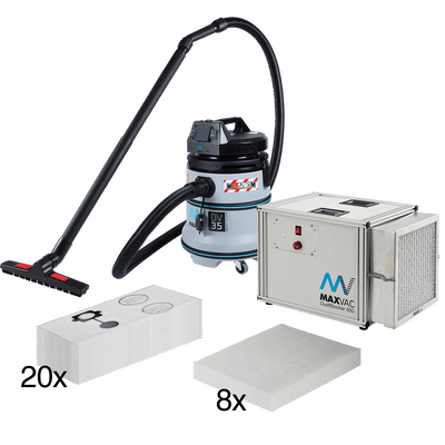 MAXVAC Dustblocker DB500 & Dura DV35-MBA Bundle