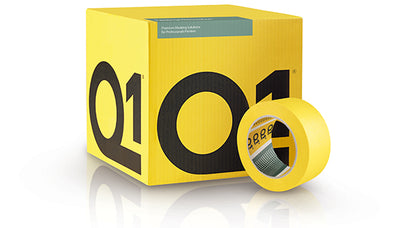 Q1® Multiple Purpose Indoor Masking Tape 1", 25mm x 50m, Box of 36