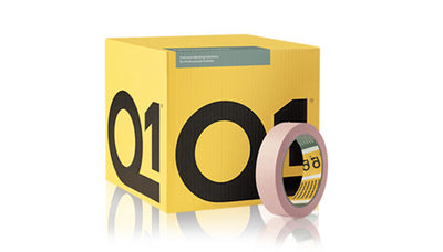 Q1® Sensitive Surface Masking Tape 1", 25mm x 50m, Box of 36
