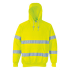 Hi-Vis Fleece Hoody, Yellow