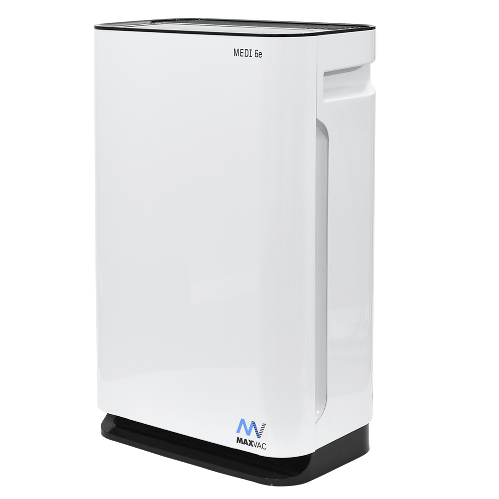 HEPA UV-C Air Purifier MAXVAC Medi® 6e with Variable Air-flow 450m3/h