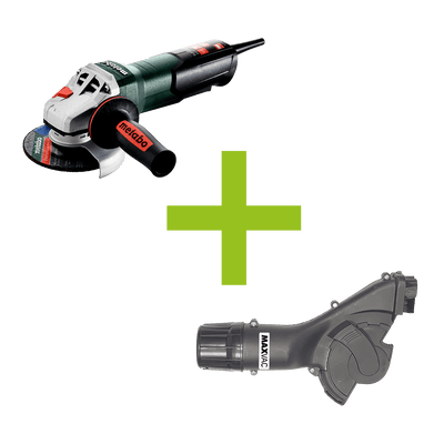 MAXVAC Dust Shroud & Metabo 115mm Angle Grinder Package, Pre-Installed