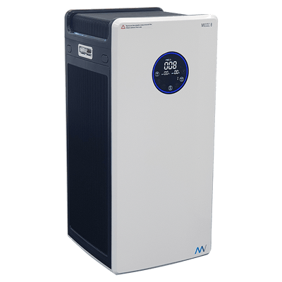 Commercial Air Purifiers with Medical Grade HEPA Filtration used in NHS hospitals, schools, offices and restaurants for removing airborne viruses, aerosols & bacteria-MAXVAC Medi 8 UVC & HEPA Air Purifier with Variable Air-flow 800m3/h-DustArrest.com